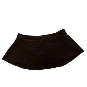 Kona Sol  Black Swimskirt Bottom Woman Size Medium